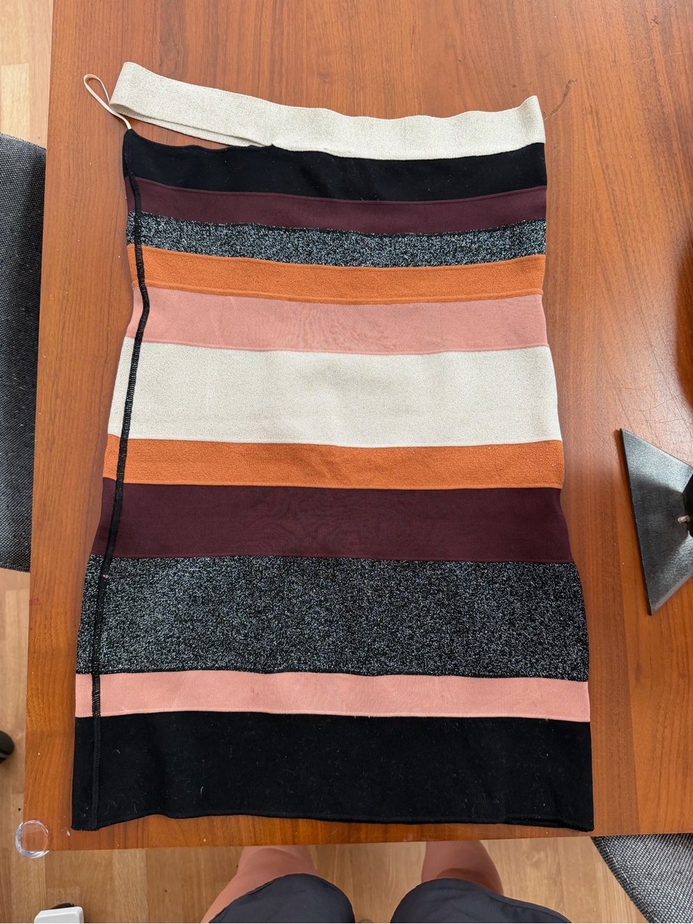 Made in Italy Missoni One-Shoulder Striped Knit Dress, never worn!